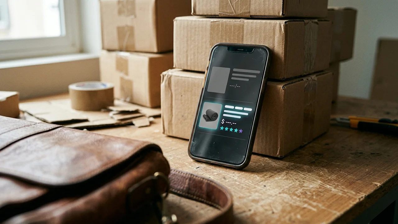 Dashboard mit SEO- und AEO-Bewertung für jedes Produkt im Katalog