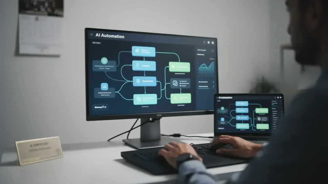 Schema visuale delle cinque fasi per avviare un progetto di automazione AI in una PMI italiana