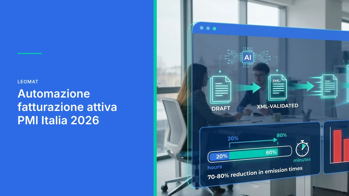 Automazione fatturazione attiva PMI Italia 2026