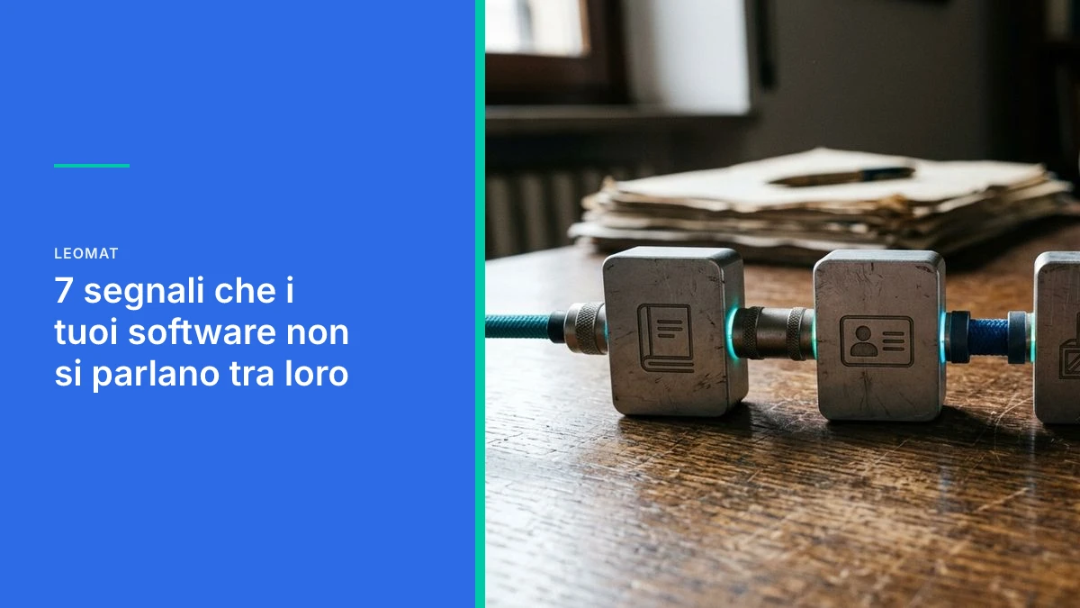7 segnali che i tuoi software non si parlano tra loro