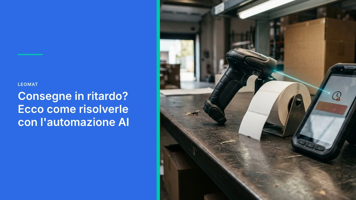 Consegne in ritardo? Ecco come risolverle con l'automazione AI