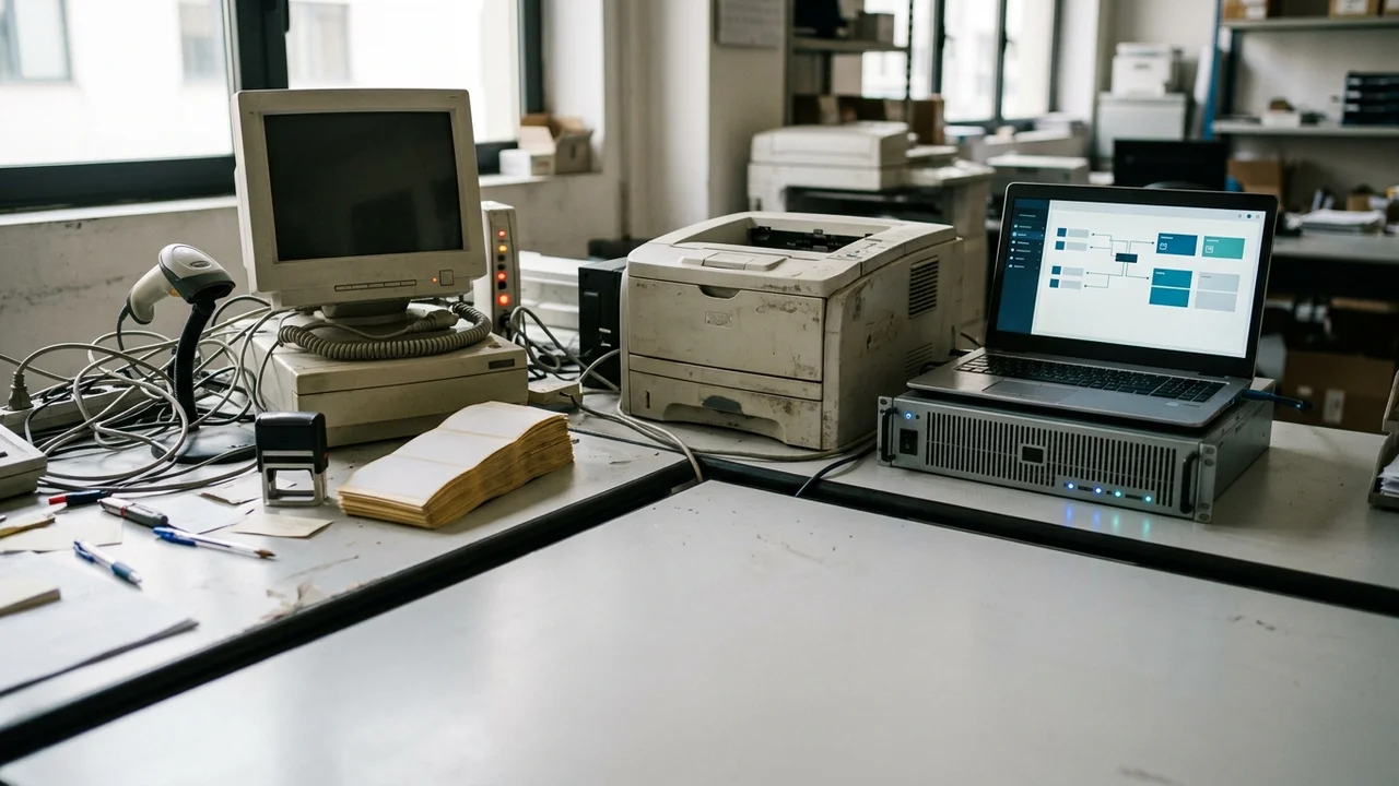 dashboard automazione logistica AI su misura per PMI