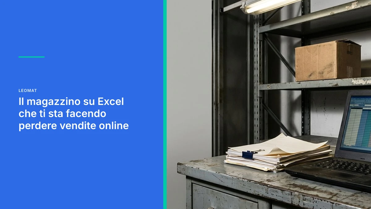 Il magazzino su Excel che ti sta facendo perdere vendite online