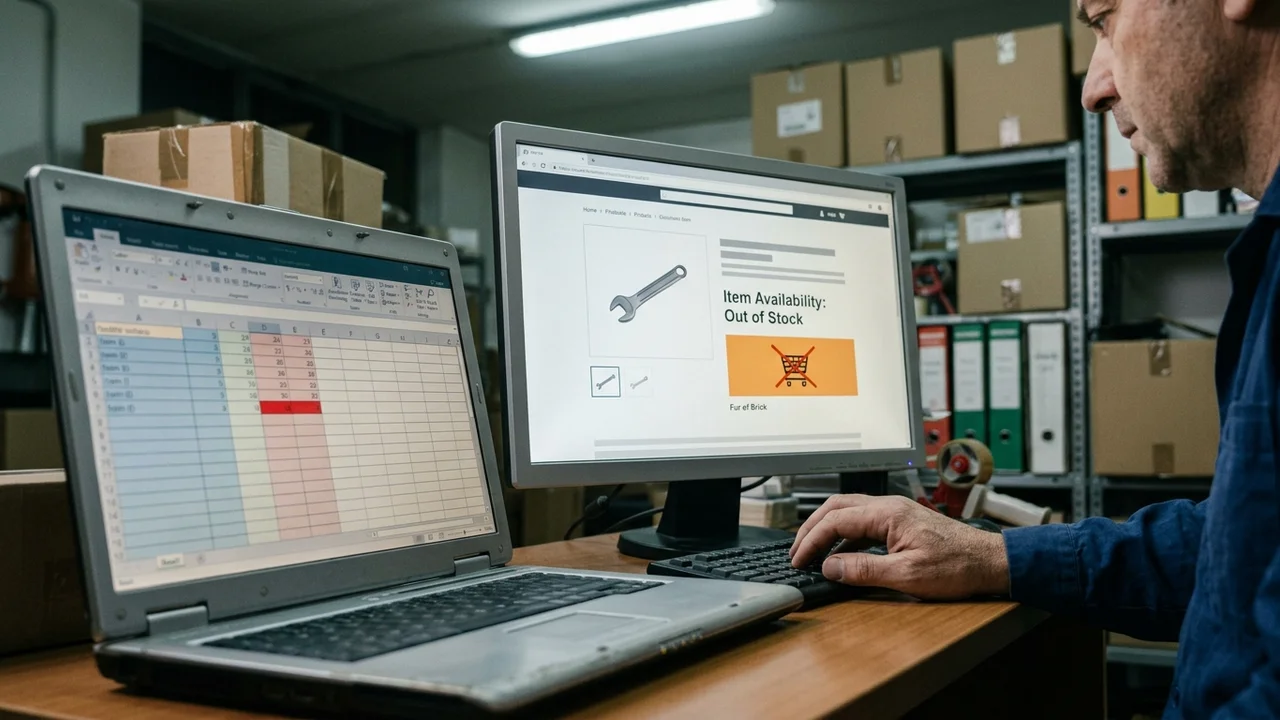 Sincronizzazione automatica stock magazzino ecommerce in codice puro
