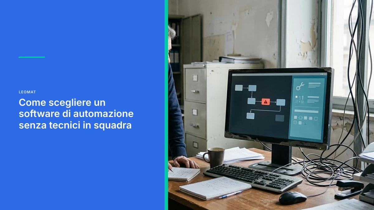 Come scegliere un software di automazione senza tecnici in squadra
