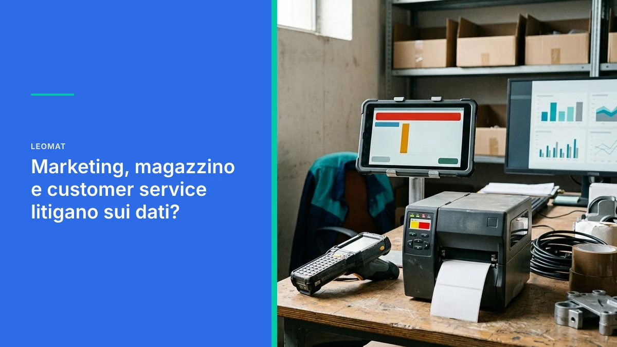 Marketing, magazzino e customer service litigano sui dati?
