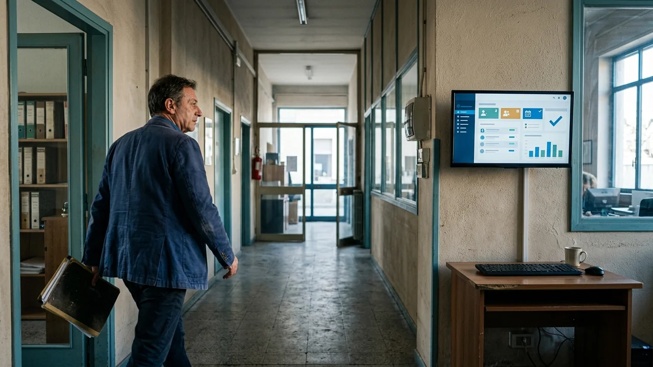 Schermata di CRM aggiornato automaticamente con dati strutturati da una visita