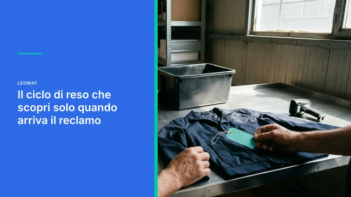 Il ciclo di reso che scopri solo quando arriva il reclamo