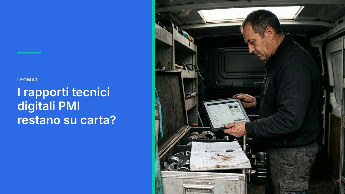 Nelle PMI i rapporti tecnici restano ancora su carta?