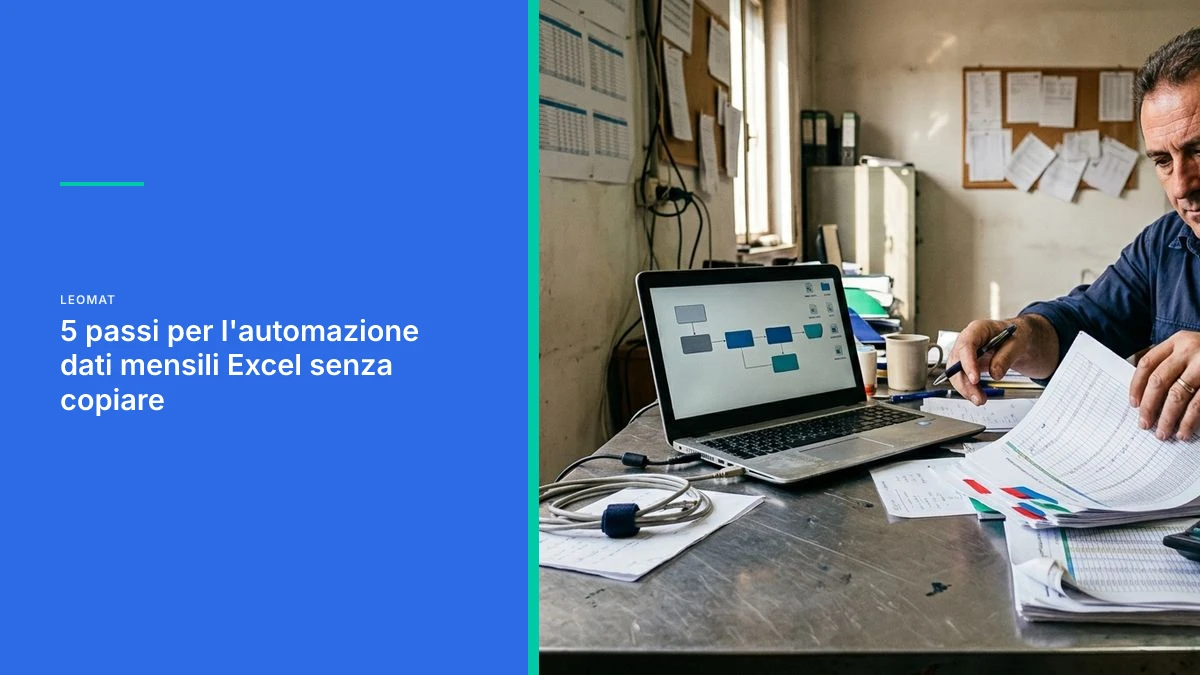 5 passi per automatizzare i dati mensili in Excel senza copiarli