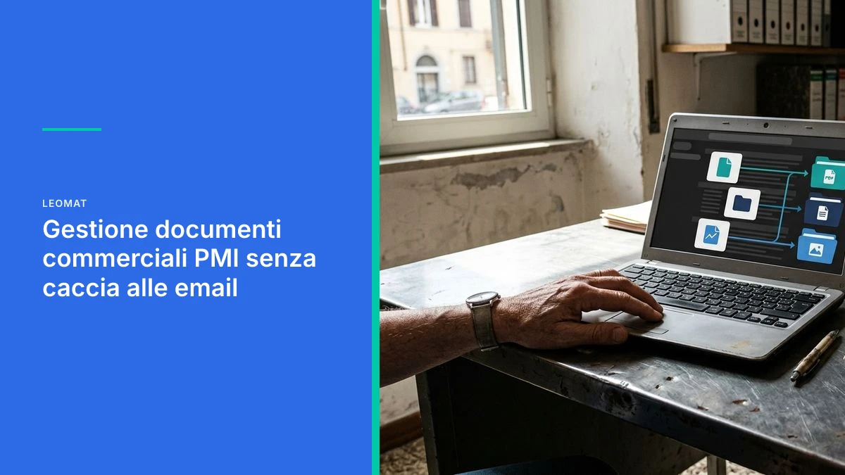 Gestione documenti commerciali PMI senza caccia alle email
