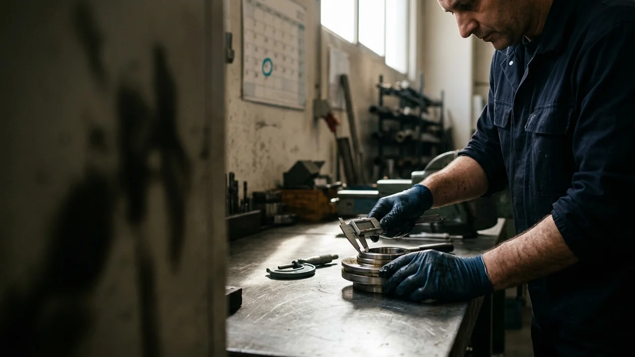 Schermata di gestione calibrazione strumenti di misura con avvisi di scadenza per una PMI