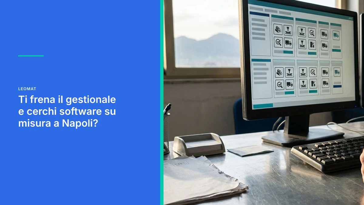 Ti frena il gestionale e cerchi software su misura a Napoli?
