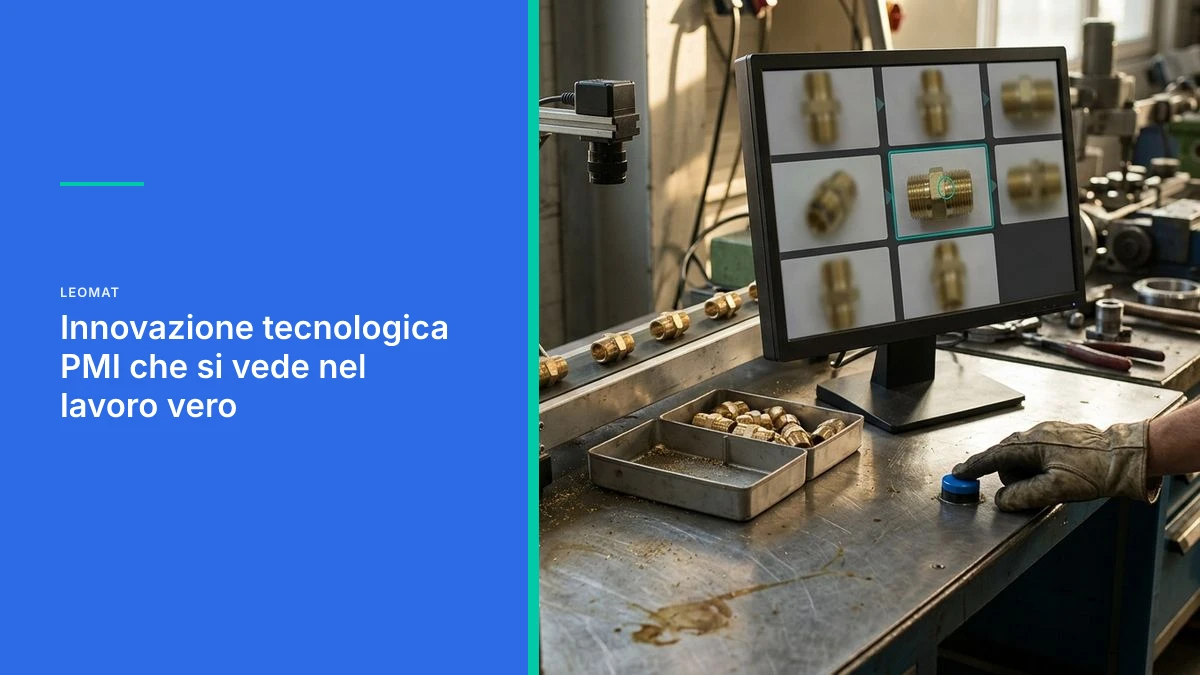Innovazione tecnologica PMI che si vede nel lavoro vero